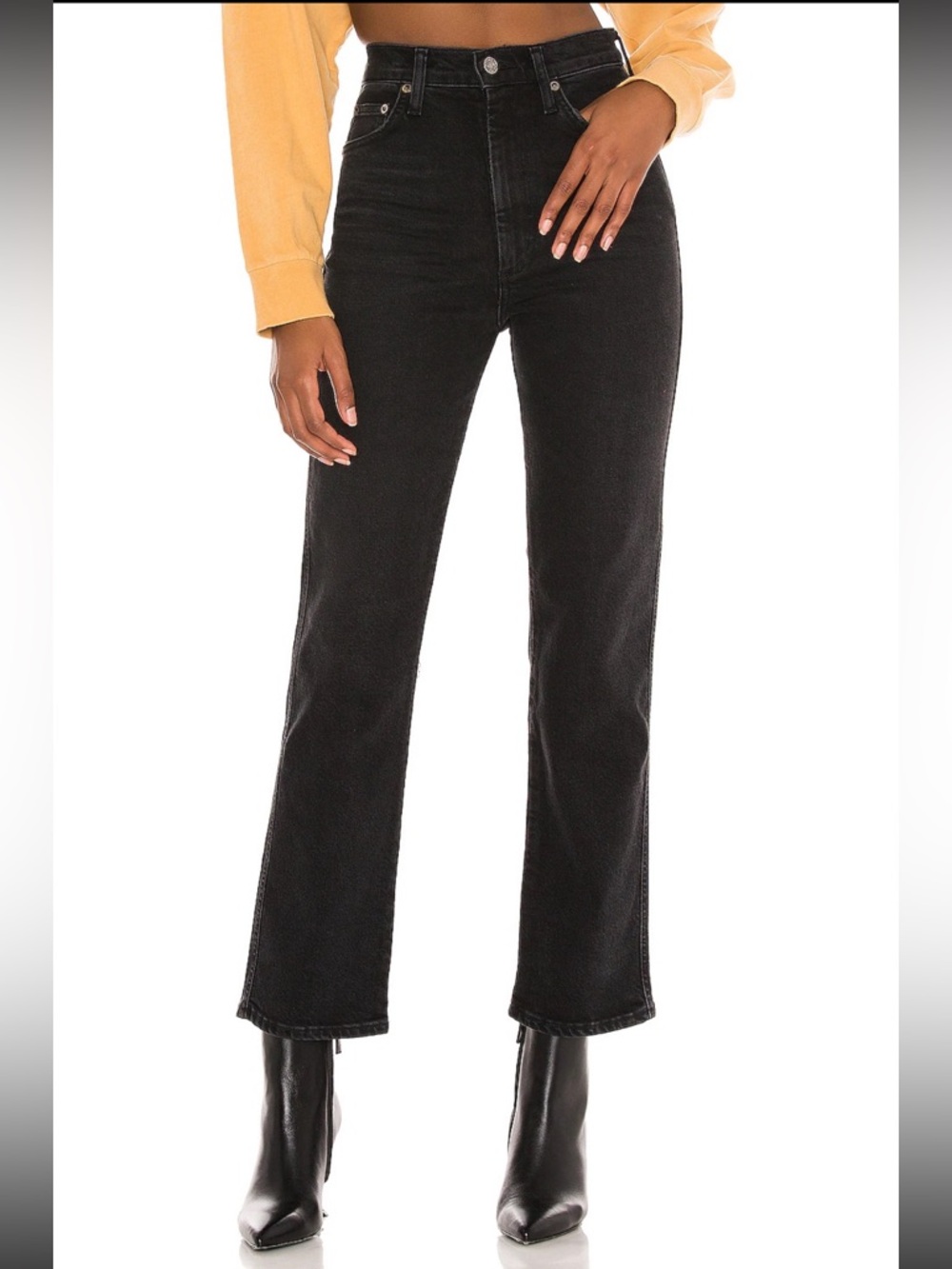 AGOLDE Pinch Waist High Rise Kick Flare Jeans
